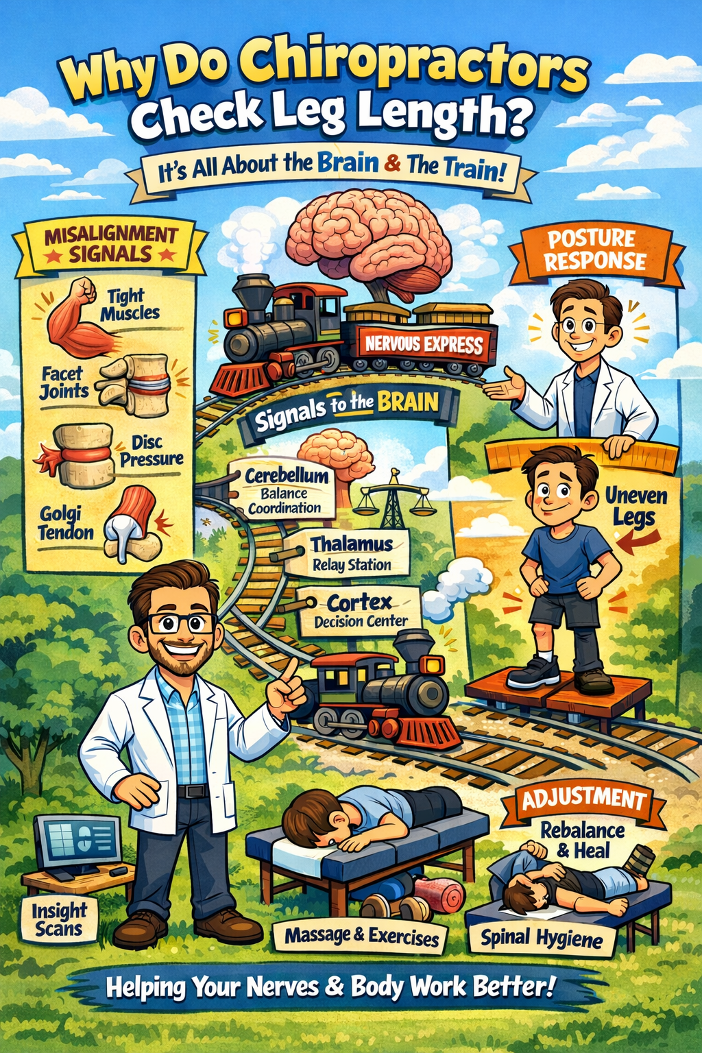 🚆 Why Do Chiropractors Check Leg Length?