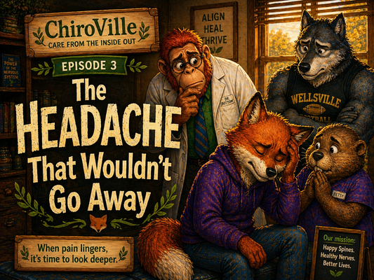 ChiroVille Adventures  Episode 3: “The Headache That Wouldn’t Go Away”